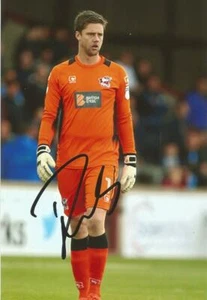 SCUNTHORPE: LUKE DANIELS SIGNED 6x4 ACTION PHOTO + COA - Bild 1 von 1