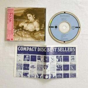 MADONNA Like A Virgin JAPAN 1st CD Sticker Obi With Promo Flyer 1984 - Imagen 1 de 12