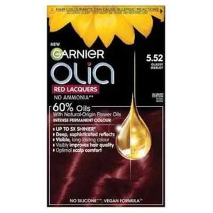 Garnier Olia Permanent Hair Colour 5.52 Glassy Merlot - Picture 1 of 1