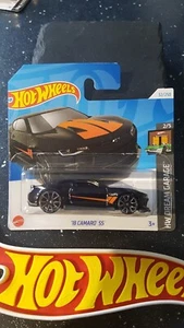 Hot Wheels ~ '18 Camaro SS, Black, Short Card. More BRAND NEW Models Listed!! - Picture 1 of 7