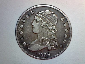 1836 BÜSTE VIERTEL VZ ZUSTAND VORDERSEITE STANZRISS - Bild 1 von 3