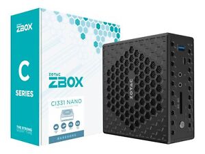 ZOTAC ZBOX C Series CI331 nano Barebone compact PC 1 x ZBOX-CI331NANO-BE-W5C