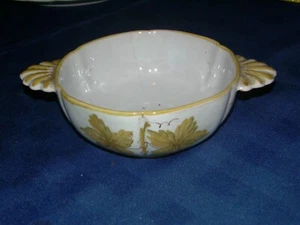 MAIOLICA CANTAGALLI - BRÜHTASSE MIT OHREN 1' 900' - Bild 1 von 2