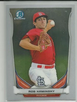 Rob Kaminsky St. Louis 2014 Bowman Chrome Draft Top Prospect - Image 1 of 2