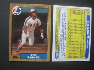Tim Raines Topps Tiffany Error Baseball Card #30 - Bild 1 von 2