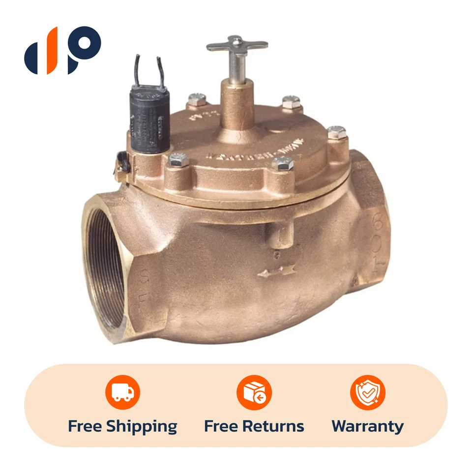 Weathermatic Globe Valve 8200 Brass 2 in. w/ Flow Control FIPT x FIPT  - Image 1 of 1