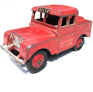 Dinky Toys 255G Land Rover Mersey Tunnel Police 1955 Red Made in England Mecanno - Picture 1 of 7