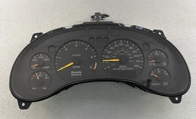 Oldsmobile Bravada 1998 instrumento velocímetro medidor grupo millas desconocido fabricante de equipos originales Foto 1 de 4