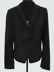 BASQUE BLACK PINSTRIPE SUIT JACKET/BLAZER SIZE 12 BNWT - Picture 1 of 8