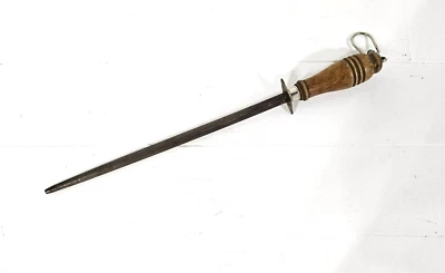 Vtg Russell Harrington 16.5" Wood Handle Knife Cutlery Sharpener - Image 1 of 4