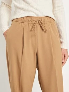 OLD NAVY ~ New! NWT MP ~ Latte Billie High-Waisted Pull-On Staight Trouser b13 - Picture 1 of 4