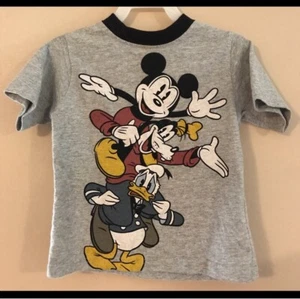 Original Mickey By Disney Mickey Mouse Donald Duck Goofy Gray T Shirt 24 Months - Picture 1 of 4