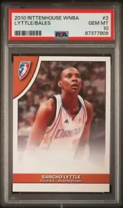 2010 Rittenhouse WNBA Sancho Lyttle/Allison Bales PSA 10 Atlanta Dream - Picture 1 of 2