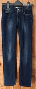 LIU JO Jeans Skinny Slim Fit Stretch Womens Demin Heart Diamante Bling 26" Waist - Picture 1 of 10