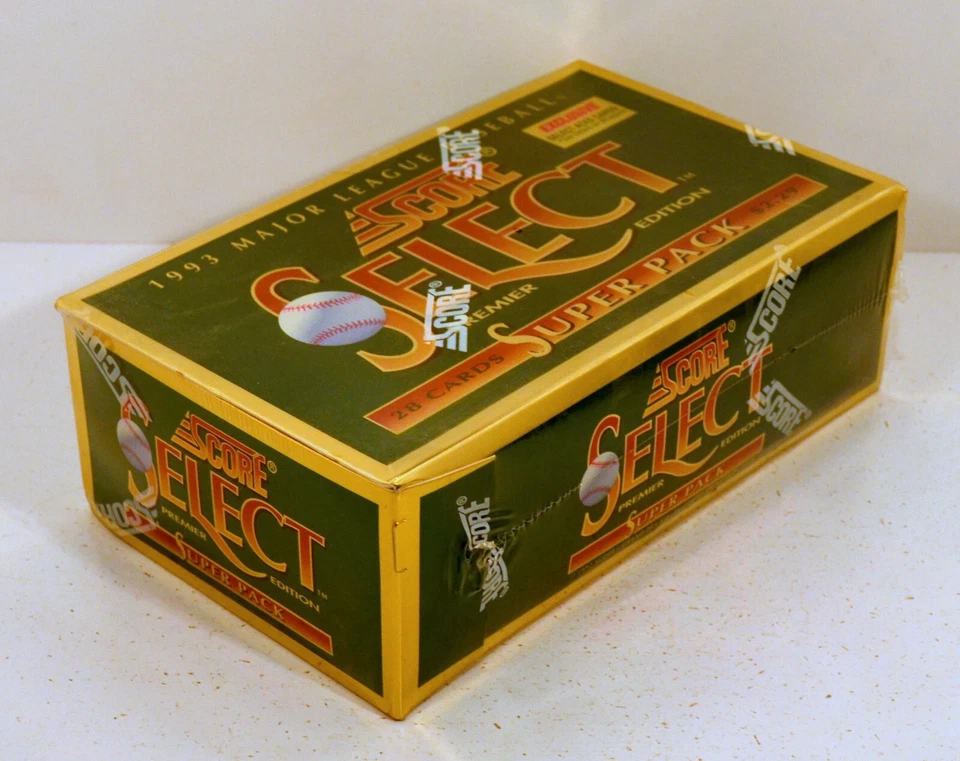 1 Factory Sealed Unopened Super Pack Box 1993 Score Select Baseball Cards - Image 1 of 1