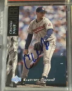 Charles Nagy 1994 Upper Deck UD Electric Diamond Signed Autograph AUTO TTM - Picture 1 of 2