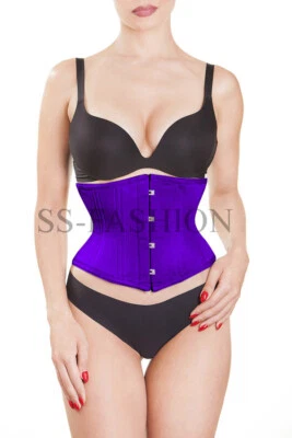 Corsé de Disfraz de Algodón Entrenador de Cintura Bajo el Busto Doble Acero Resistente Foto 1 de 4