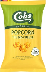 Natural Cheddar Cheese Popcorn, 100G - Picture 1 of 4