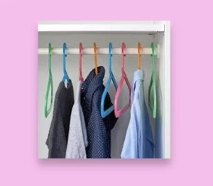 IKEA Anna Efverlund Hangers Bagis PINK Lot Of 15 Pieces - Picture 1 of 13