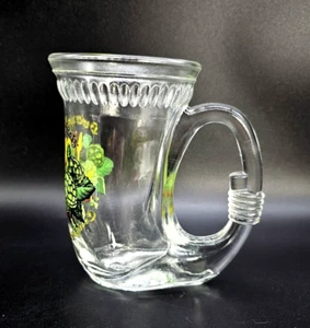 4 Kossinger Beer Mugs Germany Cornucopia Horn 12 Oz Hops & Malt 5.5" Vintage - Picture 1 of 8