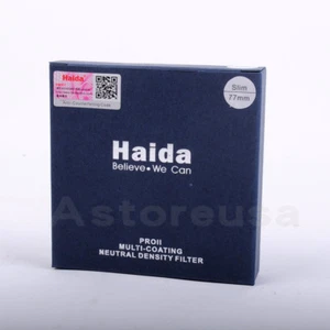 Haida 52/58/67/72/77/82mm Slim PRO II MC ND 0.9 8x 3 Stop Neutral Density Filter - Picture 1 of 4