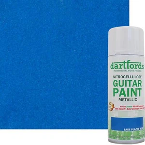 dartfords Lake Placid Blue Metallic Nitrocellulose Guitar Paint 400ml Aerosol - Imagen 1 de 4