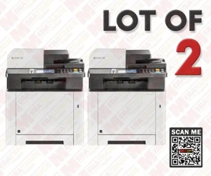 Kyocera ECOSYS M5526cdw Color Laser MFP Copier Print Scan Fax A4 27 ppm Lot of 2 - Picture 1 of 10