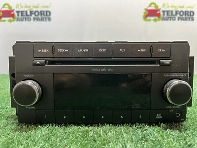 2008 - 2009 RADIO Chrysler Aspen Dodge Challenger PART# P68021159AC OEM - Image 1 of 3