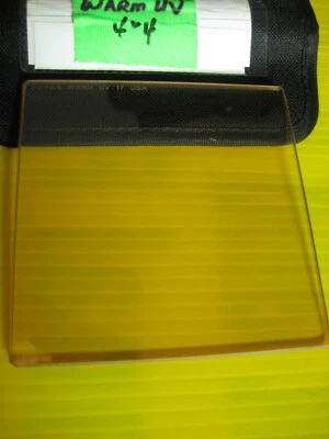 TIFFEN 4x4 Warm UV 17 Photographic Filter, ultraviolet and color - Image 1 of 4