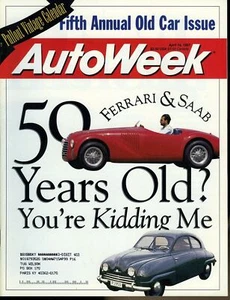 AutoWeek Magazine April 14, 1997 Ferrari & Saab, Fifth Annual Old Car Issue - Picture 1 of 3