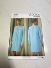 Vogue V1920 Sewing Pattern Dress Claire Shaeffer Couture Pleated neckline 16-24