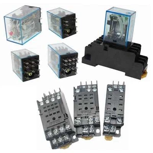 8/11/14 Pins DPDT 3PDT 4PDT MY2NJ MY3NJ MY4NJ 5A Coil Power Relay JQX-13F - Picture 1 of 5