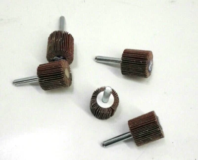 Rueda de solapa montada Merit (5)3DU84 Mini Grind-O-Flex 1" x 1/4" 80 grano 5pk Foto 1 de 4