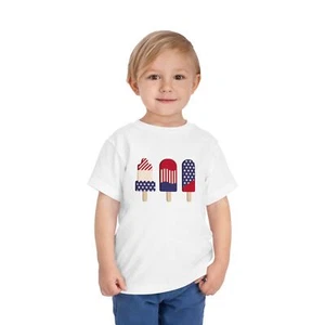 Patriotic Pug Toddler Tee, Cute Toddler Shirt, 4th of July Outfit, Summer [...] - Picture 1 of 73