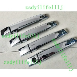 8x For Subaru Forester 2013-18 Car ABS Left Right Door Handle Cover Trim Silvery - Bild 1 von 1