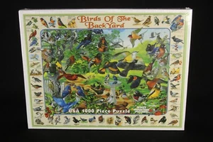 White Mountain Jigsaw Puzzle 'Birds Of The Back Yard' 1000 Pieces NIB Sealed USA - Picture 1 of 9
