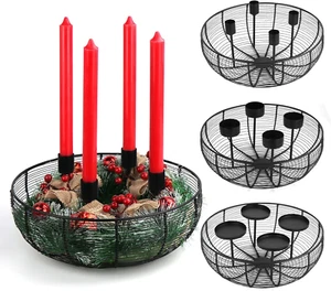 Adventskranz Kerzenhalter, Kerzenständer Für Adventskranz, 3 in 1 Kerzenhalter F - Bild 1 von 12