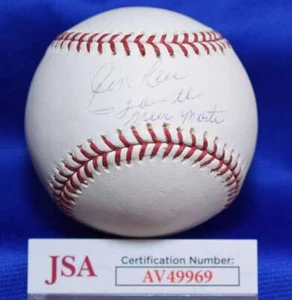 Jim Rice JSA Major League Signed Baseball I Love The Green Monster - Picture 1 of 2
