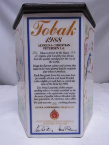 Alfred & Christian Petersen porcelain Humidor DENMARK TOBAK Limited Edition 1988 - Picture 1 of 10