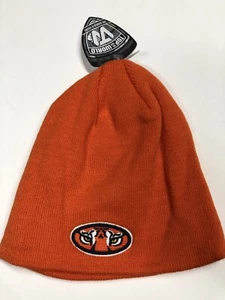 New NCAA Auburn Tigers War Eagles Orange Beanie Cap Winter Ski Hat OS - Picture 1 of 5