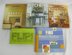 Small Spaces Room Redux Living Rooms Flip for Decorating Kitchens Book Lot of 5 - Picture 1 of 12