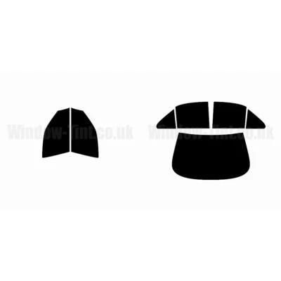 For Mercedes E Class 4-door 2002-09 Full Pre Cut Window Tint Kit Front & Rear - Image 1 of 4