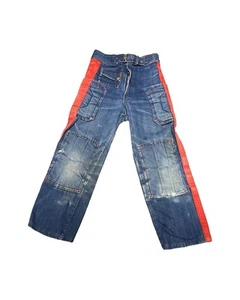 Vintage 60’s Kids Bull Riding Rodeo Padded Jeans Size 20 X 19 - Picture 1 of 10