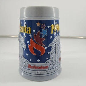 1996 ATLANTA OLYMPICS BUDWEISER MUG STEIN Athen Ceramarte of Brazil - Bild 1 von 4