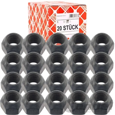 20x Febi Tuerca de Rueda Kegelbund Llantas Acero Apto para Ford Transit + Mazda - Imagen 1 de 3