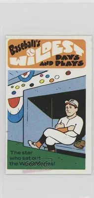 1974 Fleer Cloth Patches Laughlin Baseball's Wildest Days and Plays Kiki Cuyler - Image 1 of 2