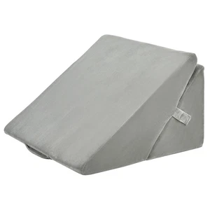 Costway Cuscino Cuneo Letto Regolabile Memory Foam Lettura Sonno Schiena Supporto Grigio - Foto 1 di 11