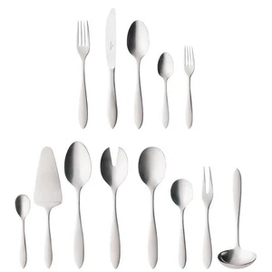 Villeroy & Boch, Arthur Spazzolato, Servizio Posate satinate 68 Pezzi, Acciaio - Foto 1 di 1
