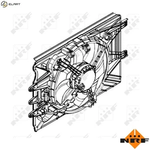 FAN ENGINE COOLING 47594 FOR 312A2/199B6.000 0.9L 2cyl 199B4/330A1.000 1.2L 4cyl - Picture 1 of 9