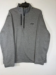 Callaway Herren Gold 1/4 Zip Jacke Gr. L grau mit Seitentaschen �� - Bild 1 von 8